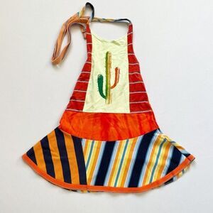 CourtneyCourtney Halter Tie Dress 5/6 Twirl Twirly Skirt Cactus Southwestern